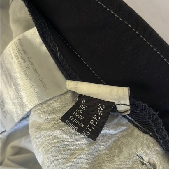 Euro-Star Navy Men’s Riding Breeches - Picture 3 of 5